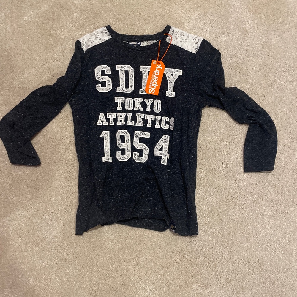 NWT Superdry kids long sleeve shirt